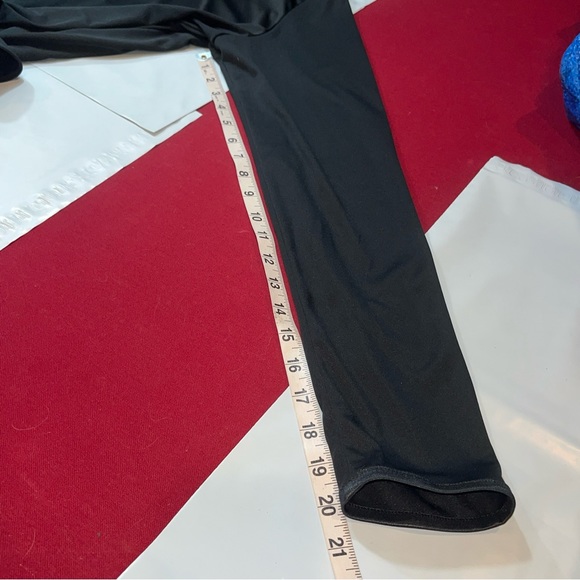 REEBOK black Shirt 3XL Play Dry ¼ Zip Pullover Workout Size 26-28 Polyester NEW - Picture 13 of 14